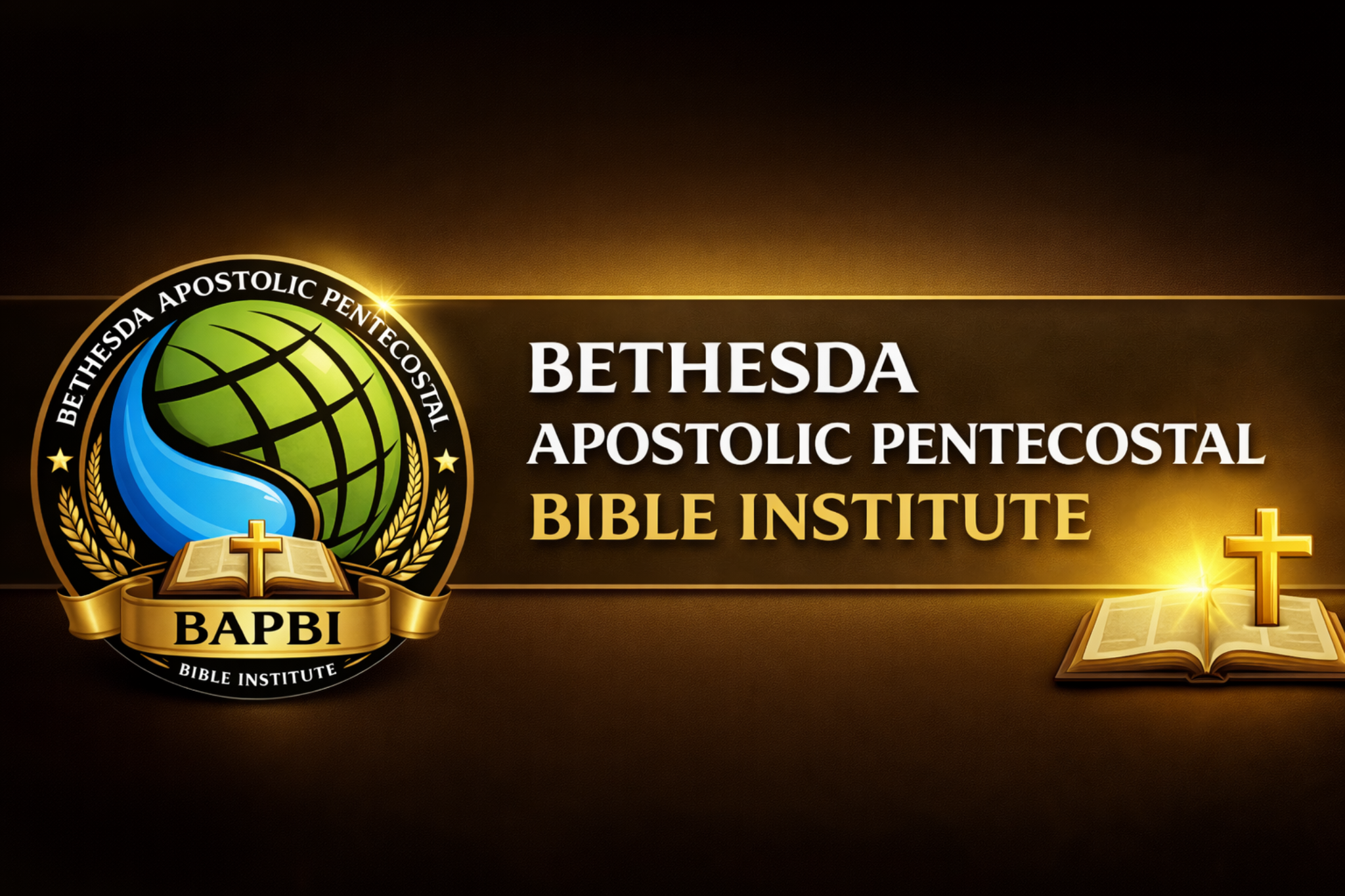 Bethesda Apostolic Pentecostal Bible Institute banner